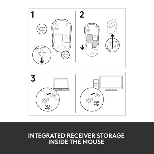 product_image_name-Logitech-M186 Wireless Mouse, 2.4GHz with USB Mini Receiver, 12-Month Battery Life, 1000 DPI Optical Tracking, Ambidextrous, Compatible with PC, Mac, Laptop -6