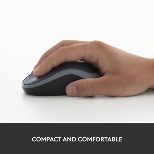 product_image_name-Logitech-M186 Wireless Mouse, 2.4GHz with USB Mini Receiver, 12-Month Battery Life, 1000 DPI Optical Tracking, Ambidextrous, Compatible with PC, Mac, Laptop -8