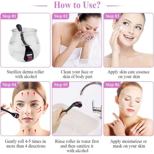product_image_name-Generic-1.5mm Derma Roller Microneedle Roller For Home Use, Includes Storage Case -4