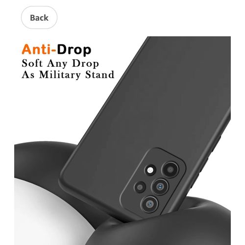 product_image_name-Generic-Silicone Case Cover for Samsung Galaxy A32(4g) And Samsung A32(4G) Full Camera Protection Soft TPU Flexible Shockproof Back Case -Black-2