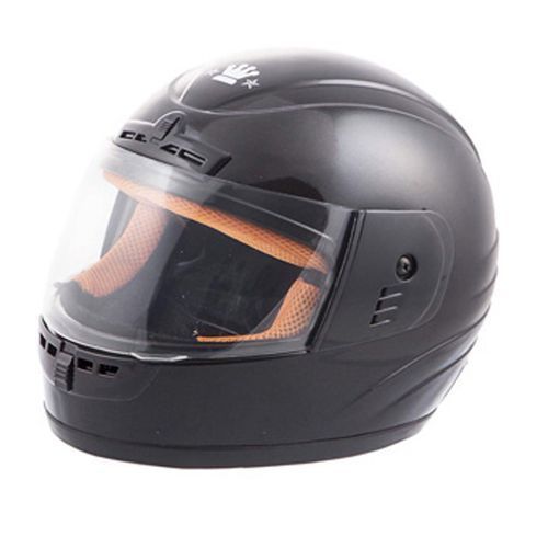 Shop Motorcycle Helmet Full Face with Twin Air Filtration - Black