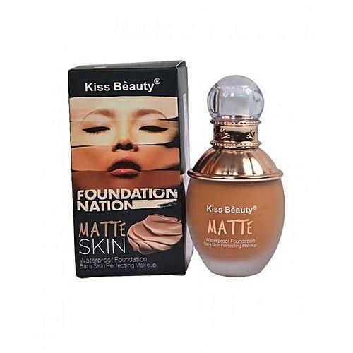 product_image_name-Kiss Beauty-Foundation Nation Matte Skin Waterproof Foundation-1