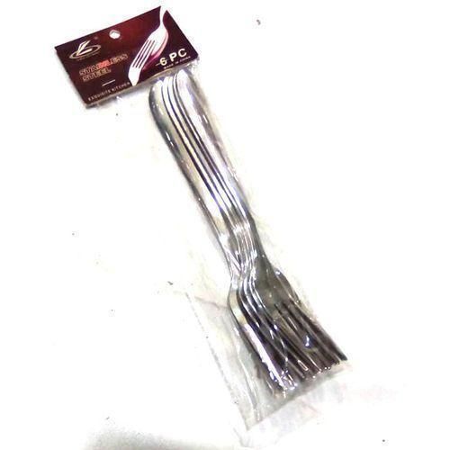 product_image_name-Generic-6pcs Of High Quality Stainless Steel Forks - Silver-1