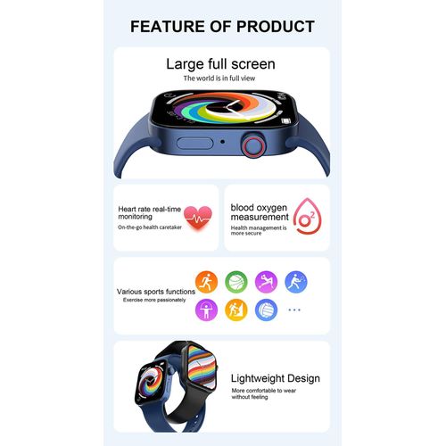 product_image_name-Other-Smart Watch Heart Rate Men Women Fitness Tracker Sports For Android Phone-4