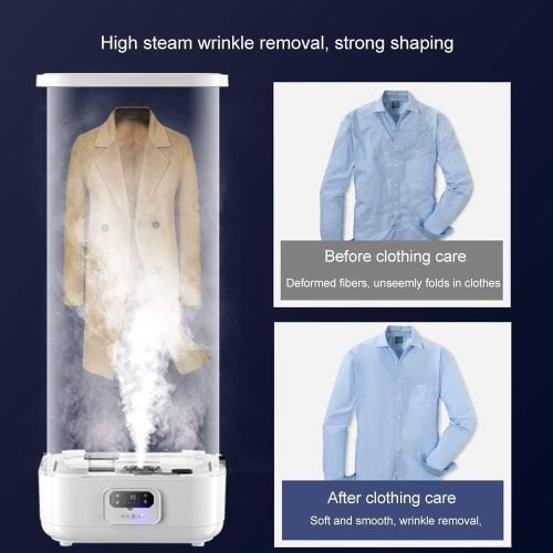 product_image_name-Generic-Smart Wireless Vertical Steam Iron 360° Fully Automatic Clothes Dryer Collapsible Hanging Garment Steamer 900W With Remote Control, Quickly Removes Wrinkles With Remote Control Folding Laundry Dryer Built-In Aromatherapy Box Ironing Machine -White-8