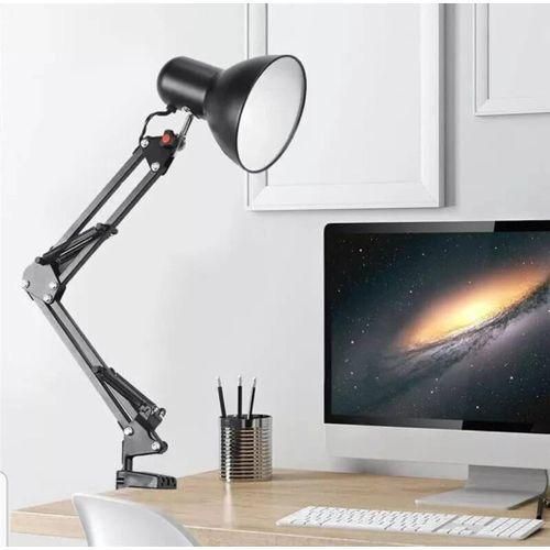 Shop Metal Desk Lamp, Swing Arm Desk Lamp - Black