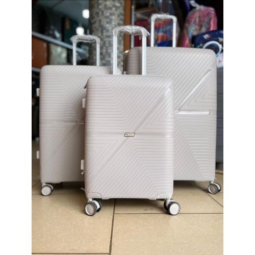 product_image_name-Generic-20 inch, 55cm  Hard-Sided Polypropylene Check-in Luggage Travel Suitcases- Multicolor-7