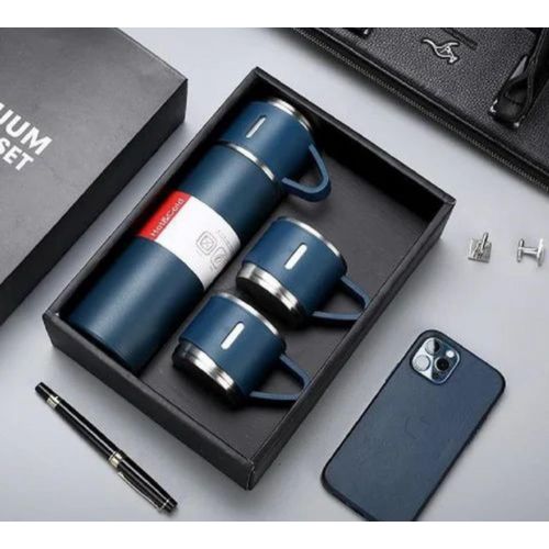 product_image_name-Generic-500ml Stainless Steel Vacuum Flask Gift Set with 2 Mugs-2