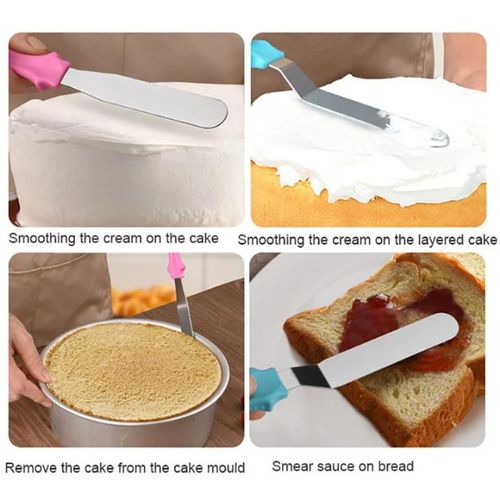 product_image_name-Generic-3-Piece Stainless Steel Palette Knife Set with Ergonomic Blue Handles.-4