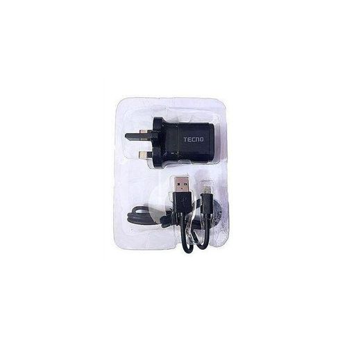 product_image_name-Generic-Tecno Original Travel Fast Charging USB Charger - Black-2