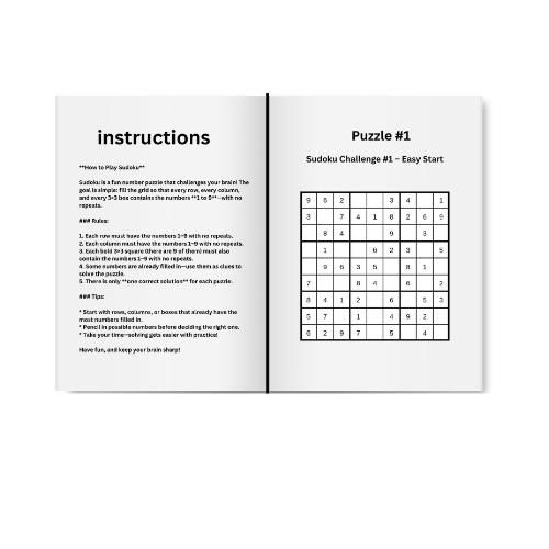 product_image_name-Books-Sudoku Puzzle Book – Volume 1 -7