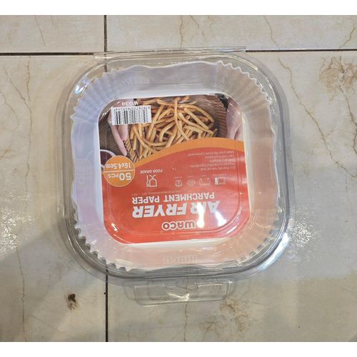 product_image_name-Generic-Pack of Square Air fryer paper 16cm x 4.5cm-1