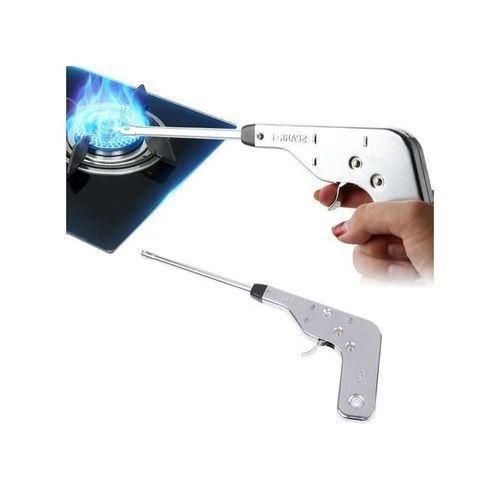 product_image_name-Generic-Gas Lighter With Electric Sparks - Silver-3