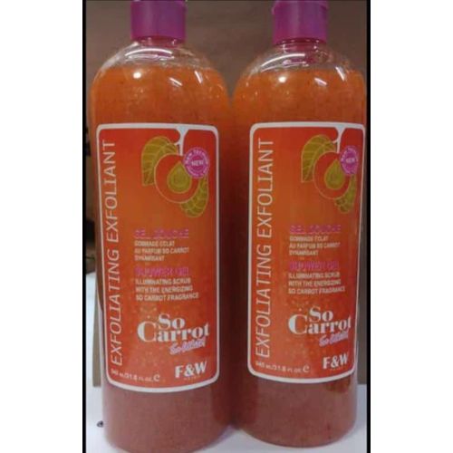 product_image_name-Fair & White-Carrot flavour Exfoliating Shower Gel - 940ml-1