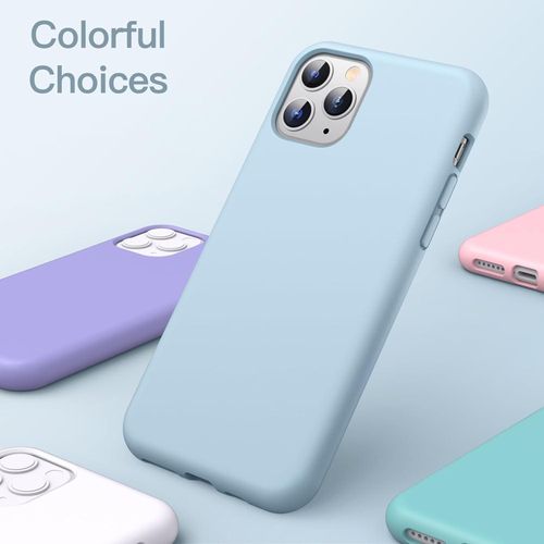 product_image_name-Generic-Iphone 11 Pro Max Silicone Case -Light Blue-4