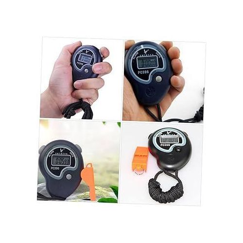 product_image_name-Generic-Electronic Stopwatch Whistle Digital Stopwatch Timer for Sports Activities for Referees and b-1