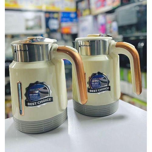 product_image_name-Hoffmans- 2.5L Electric Milk Boiling/ Cooking Pacolator/Kettle -Black Cream-1