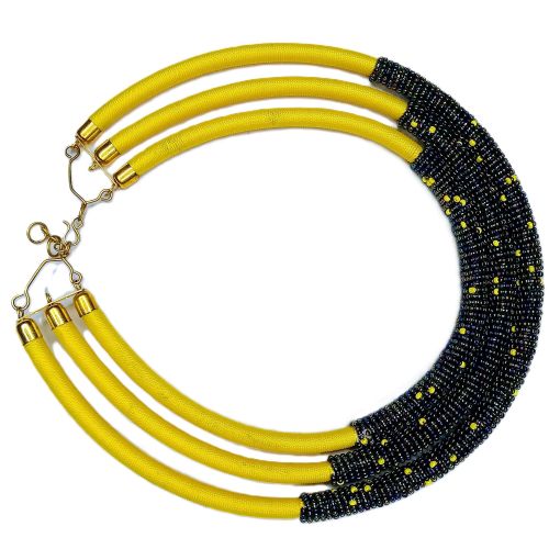 product_image_name-Generic-African Craft Necklace, Earring, And Bangle Set-2