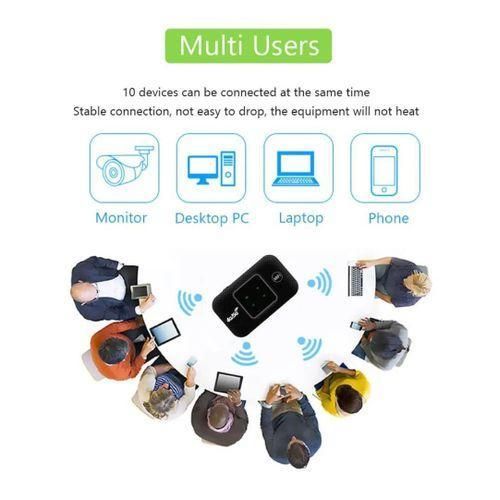 product_image_name-Original-4G/5G LTE Portable CAT6 Mobile MIFI router with a SIM CARD slot supports all cards MTN, Airtel, Lycamobile– 300Mbps, 3000mAh Battery, Type-C Charging-6