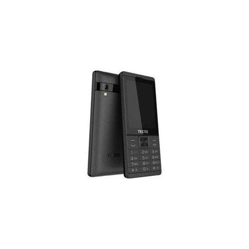 product_image_name-Tecno- T528 Display 2.8" Screen 16MB ROM + 8MB RAM Dual SIM Phone-Black-2