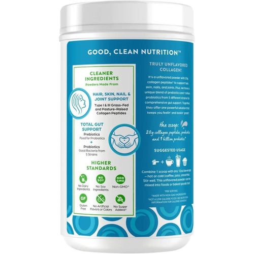 product_image_name-Orgain-Collagen Peptides + Probiotics, Unflavored, 726g-3