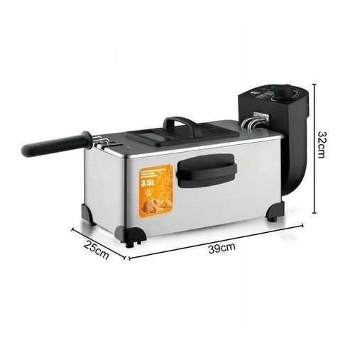 product_image_name-RAF-3.5L Electric Deep Fryer-Stainless Steel Silver-2