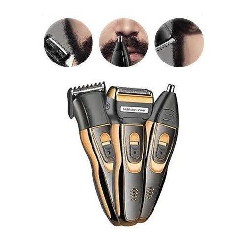 product_image_name-Geemy-3 In 1 Rechargeable Hair Clipper , With Smoother & Norse Trimmer-1