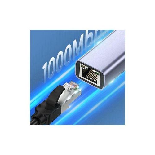 product_image_name-Generic-High speed USB 3.0 to Gigabit RJ45 LAN Ethernet Network Adapter Upto 1000Mbps-Gray/Silver/Gold-3
