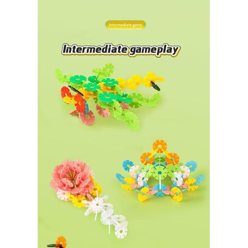 product_image_name-Generic-HIBUY 500 pieces building blocks large capacity 4.3cm, baby and children's intellectual toy block，Snowflake block-5