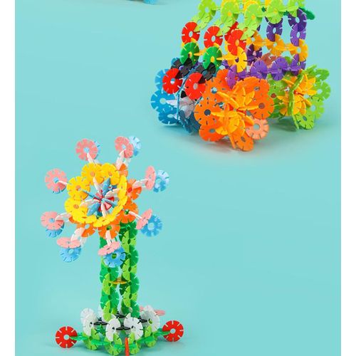 product_image_name-Generic-HIBUY 500 pieces building blocks large capacity 4.3cm, baby and children's intellectual toy block，Snowflake block-7