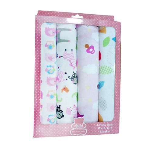 Shop 4 Pack Receiving Blankets Multicolor Jumia Uganda