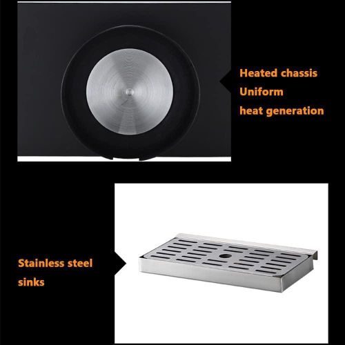 product_image_name-Generic-Commercial Double Tank Electric Buffet Thermostat Heater Hot And Cold Juice Heat Preservation Tea, Coffee, Milk Barrel Dispenser, Cafeteria Digital Beverage Dispenser, Heat Preservation Beverage Bucket Hotel Juice Tripod Machine-Multicolor-6