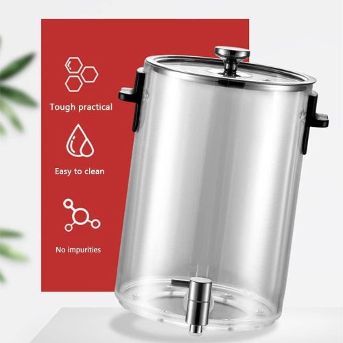 product_image_name-Generic-Commercial Double Tank Electric Buffet Thermostat Heater Hot And Cold Juice Heat Preservation Tea, Coffee, Milk Barrel Dispenser, Cafeteria Digital Beverage Dispenser, Heat Preservation Beverage Bucket Hotel Juice Tripod Machine-Multicolor-8