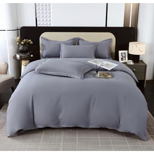 product_image_name-Generic-4PC DUVET SHEET 0r Quilt Cover - grey-1
