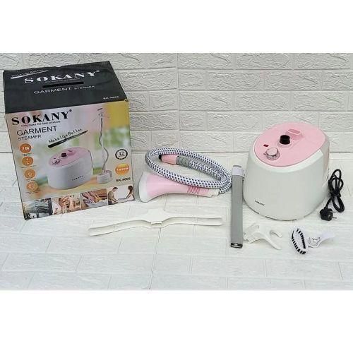 product_image_name-Sokany-Vertical Garment Steamer Water Capacity 2.0L Electric Pump 2.0Bar 1800W- White.-5