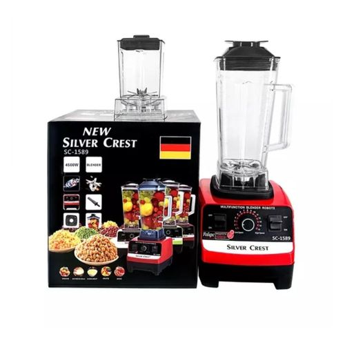 product_image_name-SILVER CREST-2 in 1 Electric Food Blender 4500W Large Size 2L Unbreakable 6 Stainless Blades 15 Speed Multifunction Food Juicer Heavy Duty Motor Sc1589-1