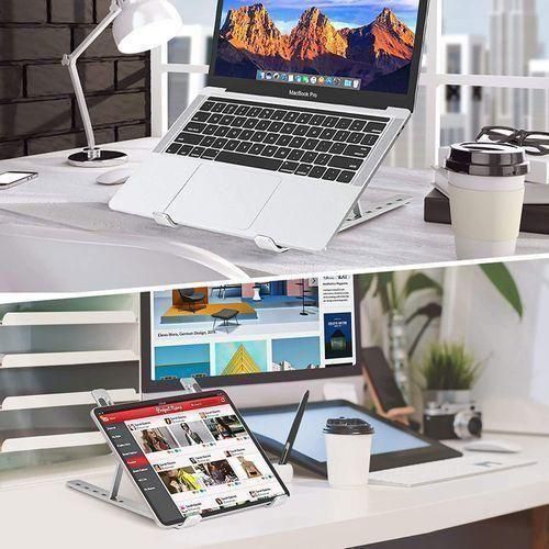 product_image_name-Odm-Portable Laptop Stand, Aluminum Alloy, Adjustable Laptop Stand for Desk Compatible with 10-16 inch Laptop and Tablets, such as MacBook Air, Pro, iPad Air, Pro, HP, Lenovo ThinkPad, Dell, Acer-2