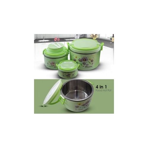 product_image_name-Generic-4 In 1 Inner Stainless Steel Double Wall Insulated Food Flask Warmer With 1 Plastic container Hot Pots-8