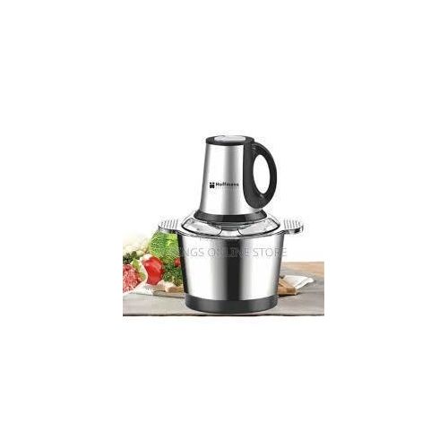 product_image_name-Hoffmans-3 Litre Food Processor Vegetable Chopper Meat Grinder Mincer Fruit Cutter- Silver-1