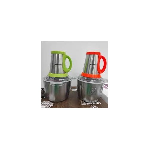 product_image_name-Hoffmans-3 Litre Food Processor Vegetable Chopper Meat Grinder Mincer Fruit Cutter- Silver-2