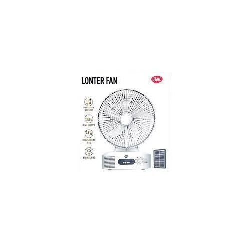product_image_name-Itel-12” Musical Energy Storage Fan – Solar Fan M002, Rechargeable with Built-in Music Function. White-2