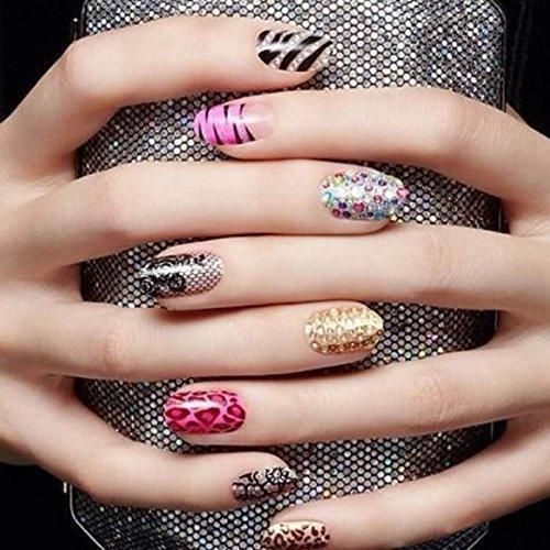 product_image_name-Generic-5PCS Double Ended Spiral  Manicure Painting Ball Styluses Dotting Pens Smart Functionality Tool Set for Embossing Pattern Clay Sculpting, Nail Art. -5