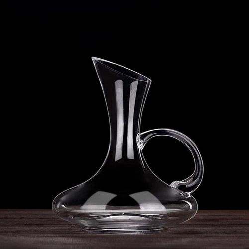 product_image_name-Generic-Clear Liquor Alcohol Whisky Wine Decanter Hand-Blown Creative Gifts for Kitchen Dining Room Cafe 24.5X20cm-5