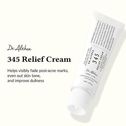 product_image_name-Dr-345 Relief Cream, Daily Face Moisturizer, Blemish Relief Care, Soothing Recovery & Moisture, Korean Vegan Skin Care for All Skin Types-1
