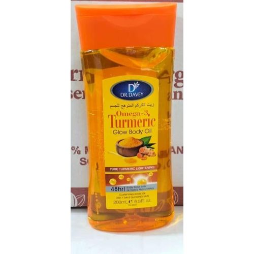 product_image_name-Dr. Davey-Turmeric Omega-3 Glow Body Oil For Skin Even Tone , Glowing -200ml-1