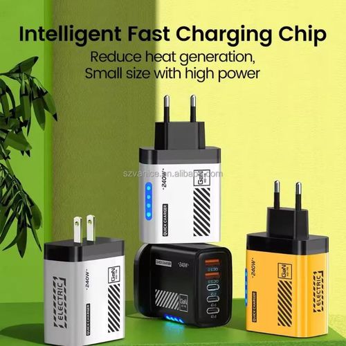 product_image_name-Generic-5 port 240W USB C PD Charger Quick charge 3.0 240W Type C USB fast charging mobile phone Adapter with cable-5