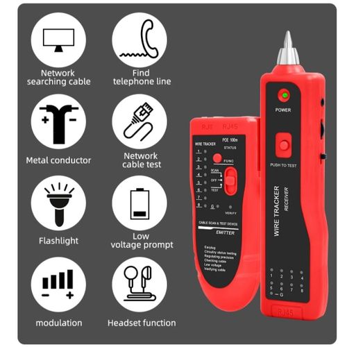 product_image_name-Generic-MULTIFUNCTION WIRE TRAKER CABLES TESTING TOOL FOR NETWORK RJ45 &  RJ11-3