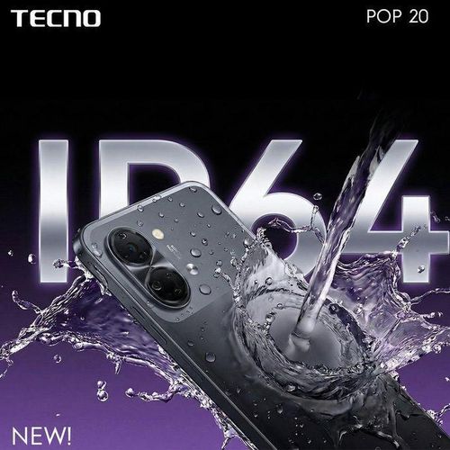 product_image_name-Tecno-Pop 20 128GB Storage 4GB RAM 6.7" Screen Display 5000mAh Battery - Black-2