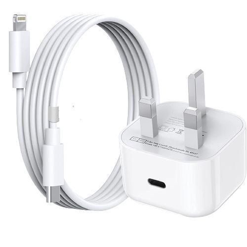 product_image_name-Generic-IPhone 20W USB-C Super Fast Charger With Type-C to Lightening Cable - White-1