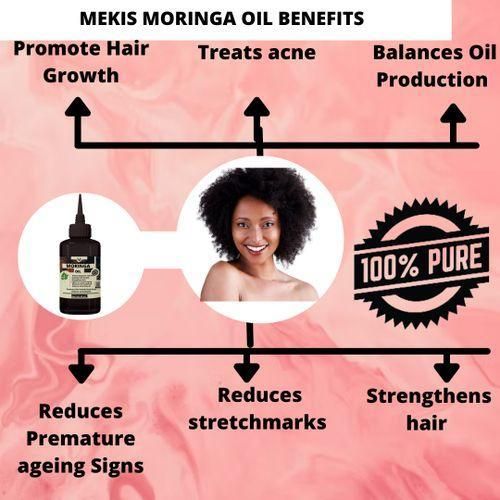 product_image_name-Mekis-Moringa Oil - For Hair Growth,Acne, Premature Aging-3